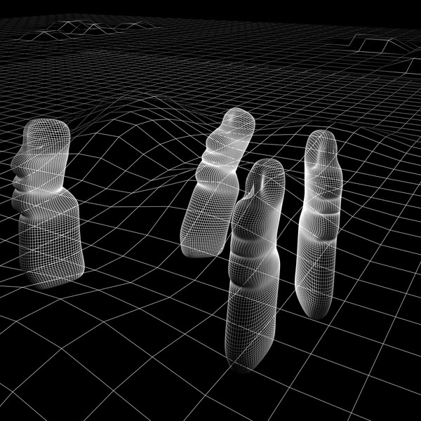 3dsmax moai statues - Moai Statues by DiegoDCvids